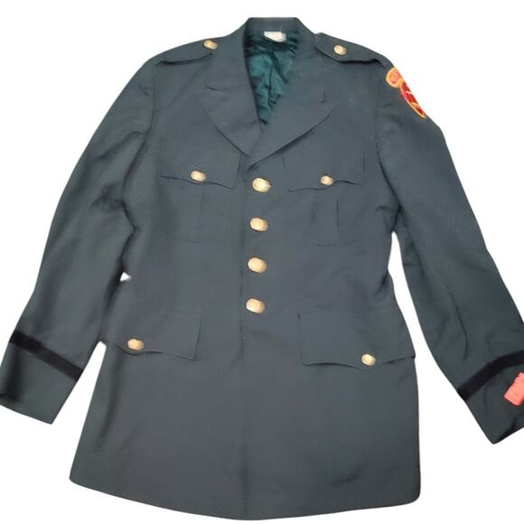 Army AG-344 Class 3 Dress Coat, 39L, Georgia Defense Force “Parati Servire” - Picture 1 of 10